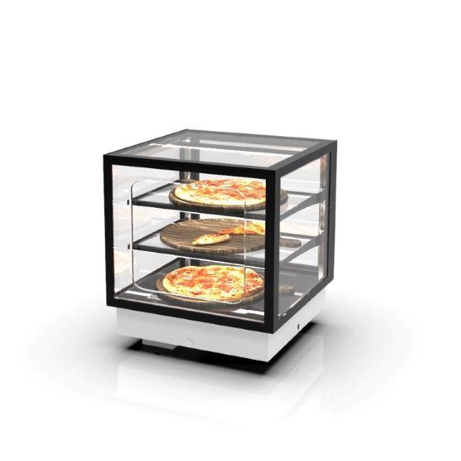 Vitrine chauffante INTEGRA à poser - Chaleur sèche - 600 mm - H650 - IN60-60C | Sayl Barcelona - Accès Grab & Go_1