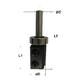 Fraise à plaquette carbure HW réversible - Neumann - 585 - diamètre 6 - 58519012600_1
