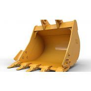 Godet d'excavation à usage normal avec lame de nivellement - caterpillar finance france - 1 000 mm (39,4 in) - capacité 0.76 m³_1