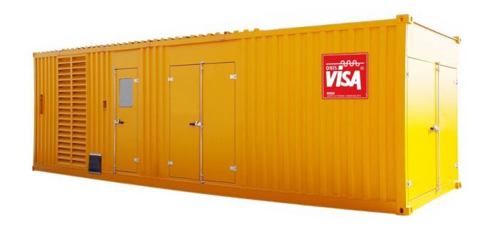 Groupe électrogène en container M 1400 CO 50 Hz triphasé - Visa - 1500.0 kVA_1