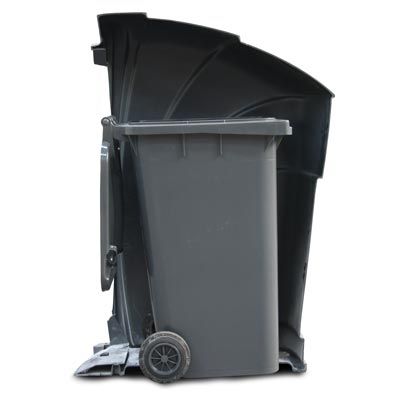 Nexus - poubelle publique Glasdon - 360 litres - robuste et contemporain_1