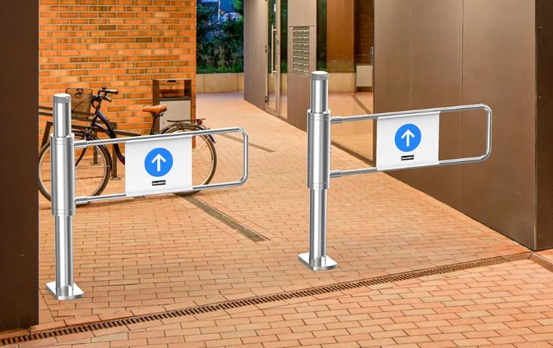 Portillons battants pour magasins, supermarchés et bureaux - Modèles HoR-DS208, HoR-DS205A et DS8000 Cylindre Speed Gate_0