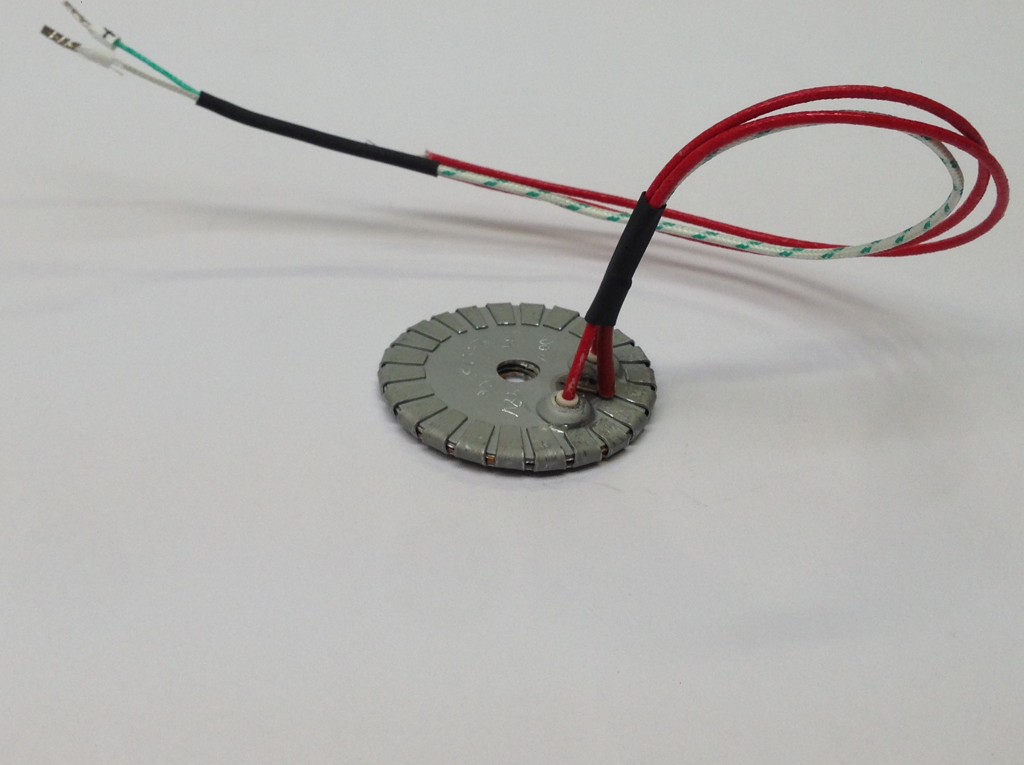Résistances plates blindées circulaires en mica type RC4 - Chauffage par conduction jusqu'à 350°C, diamètre 50 à 1500 mm_1