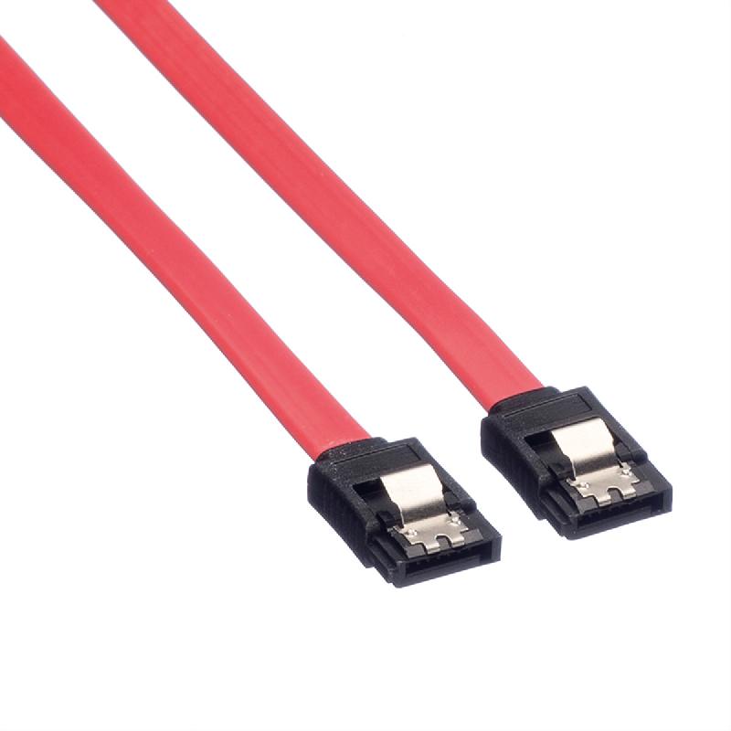 VALUE Câble SATA 6.0 Gbit/s pour disques durs, fermoir à cliquet, 1 m_1