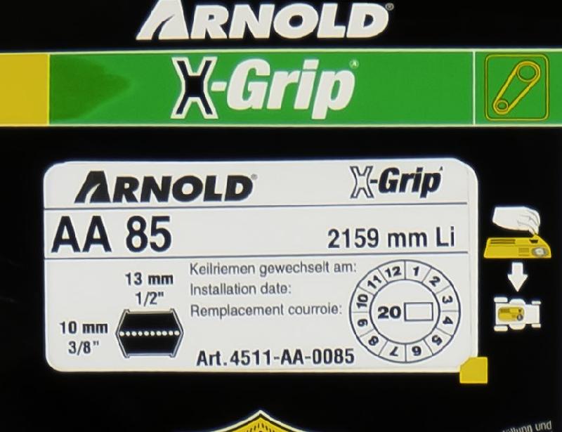 Courroie hexagonale X-Grip de type AA 85 - Courroie trapézoïdale_1