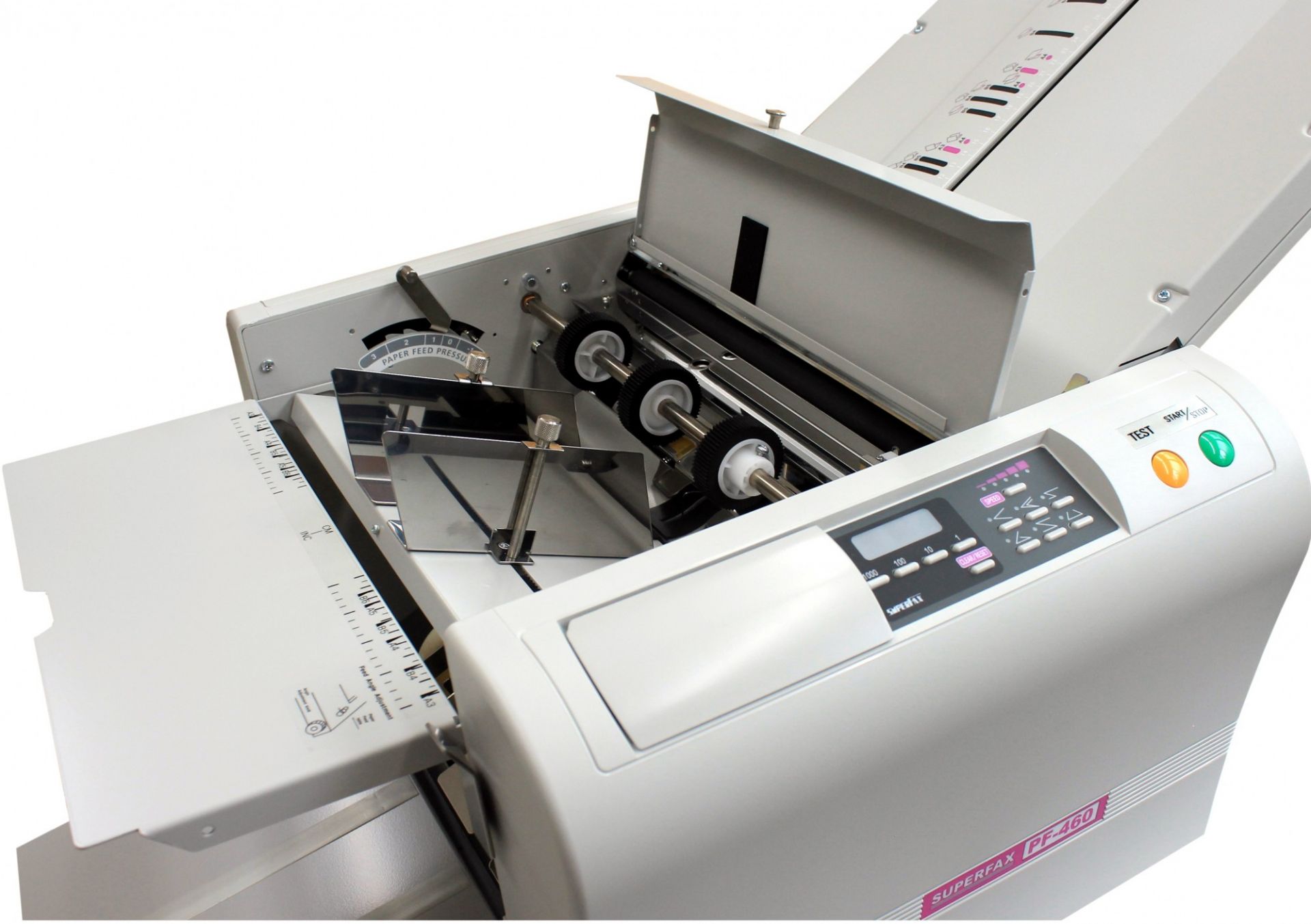 Plieuse de documents automatique Superfax PF-460 - programmable jusqu'à DIN A3, performante et silencieuse_1