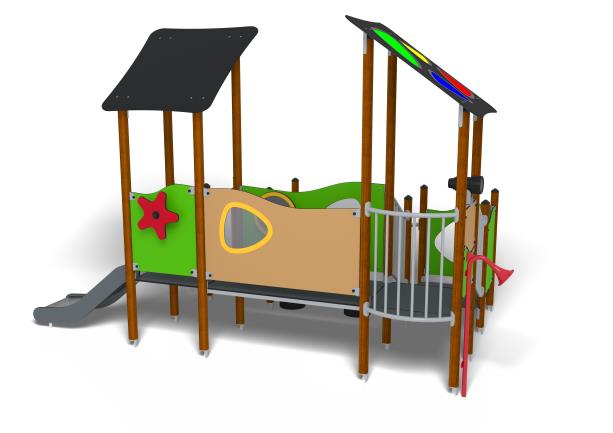Structure multi-jeux pour enfants 3 à 5 ans - UniMini Hornavan 8098217 - Hags_1