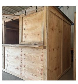 Abri de rangement multi-usage en bois résineux - 6 m² à 12 m² - Toiture en tôle ondulée_1