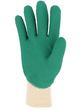Gants de manutention en latex crêpé 3/4 - Support coton cousu - Poignet tricot - Dos aéré_1