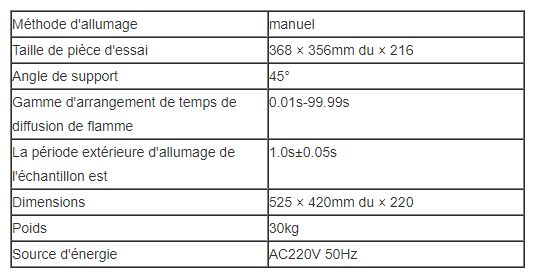 Hd-w810-5 - Appareillage manuel d'essai d'inflammabilité 45° - Haida - Poids : 30 kg_1