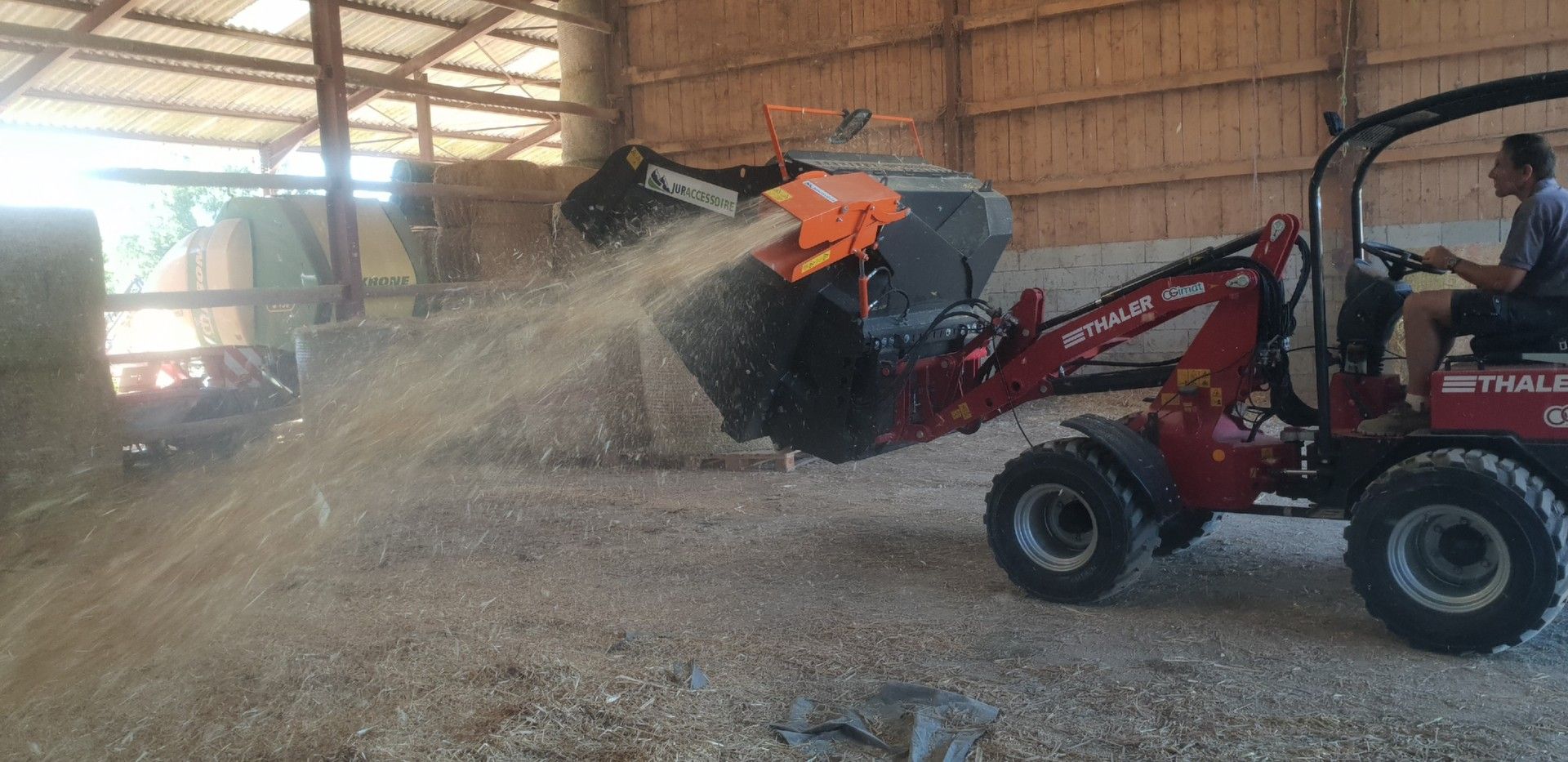 Minipailleuse 135 Juraccessoire pour tracteurs de 40 cv ou plus