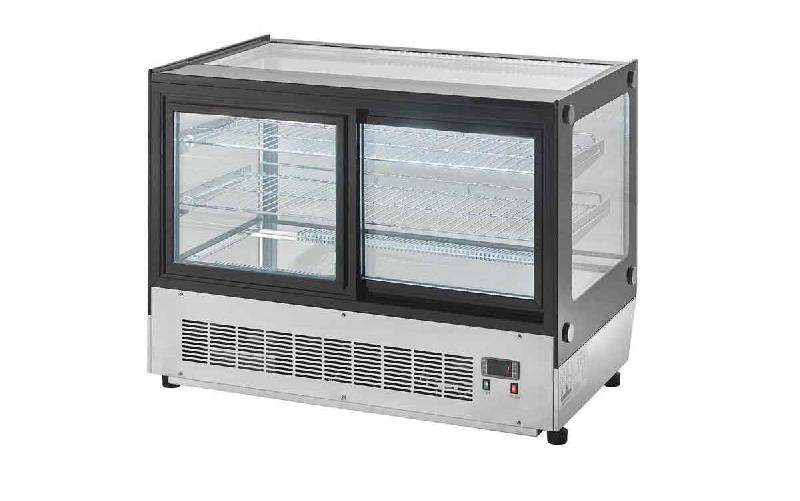 Vitrine réfrigérée de comptoir droite - 120L ou 160L - Référence WTF120L_1