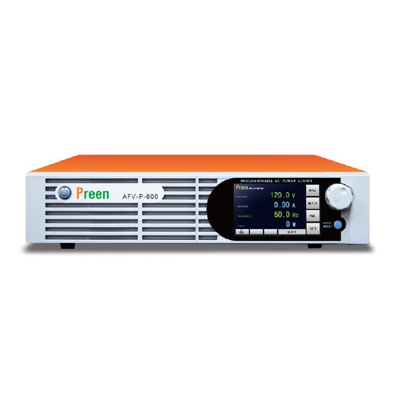 AFV-P-SERIE | Alimentations programmables AC/DC série AFV-P - 1 voie - 600 VA à 5 kVA - 0-310 Veff - 0-420 VDC - THD < 0,3% - Écran tactile 5