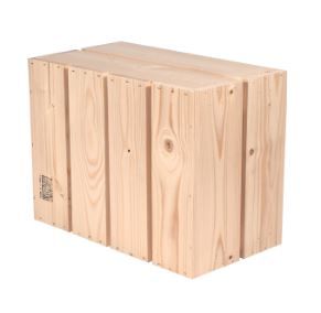 BL2-Pi36 - Caisses en bois Simply A Box - L36 x H20 x P27 cm - Bois brut ou 6 coloris de lasure à l'eau_1