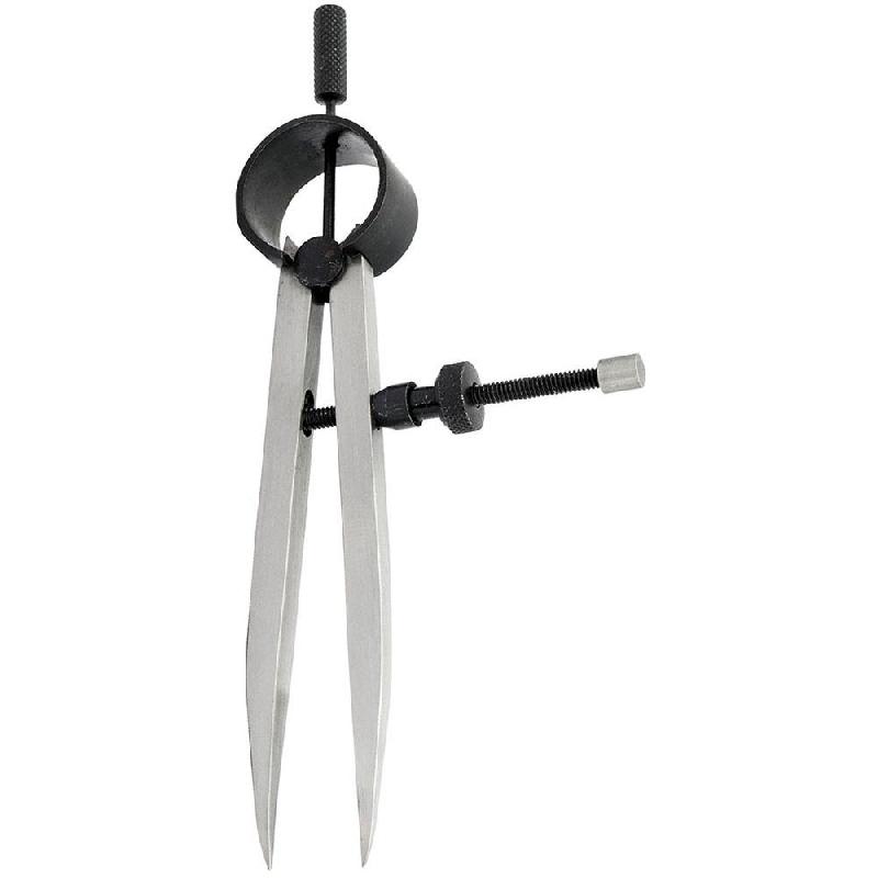 Compas à ressort en acier - 200 mm - Contrôle des dimensions et tracé de cercles_1