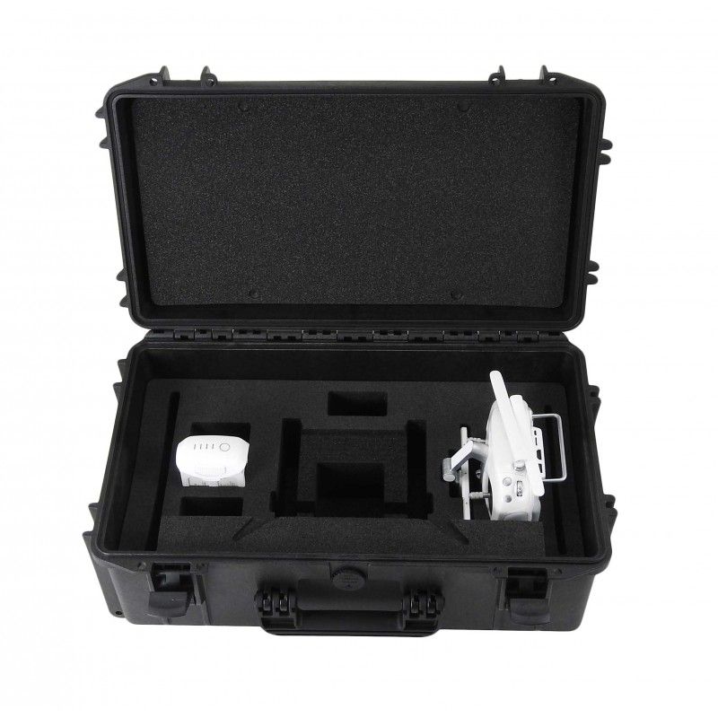 P4 Pro Hélices Montées - Malette de Rangement pour Drone - Caltech - Mallette Étanche - Référence VEH-P4P_1
