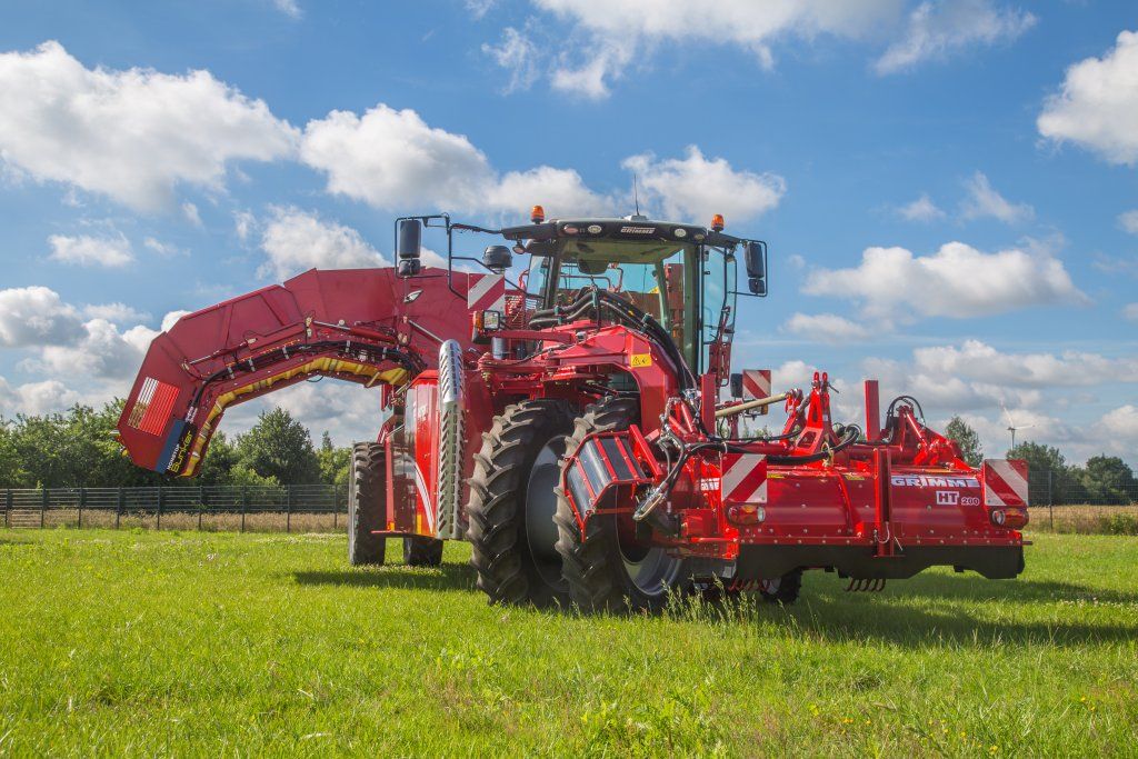 Récolteuse de pommes de terre Varitron 270 avec train à chenilles pour sols humides