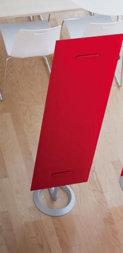 Totem acoustique MISTIGRI Simple Face - Référence 8044 FR207 - 1 panneau L 44 x H 159 cm sur base métal_1