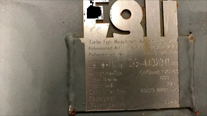 Godet de creuse Egli pour pelle araignée ETL-S 120-600 - OilQuick OQ 65 - Année 2018 - RAL 7043_1