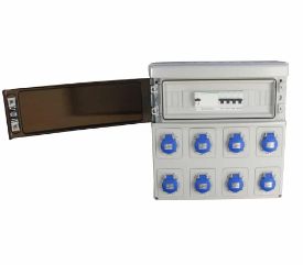 Mcidst0044 - Armoires électriques de chantier - H2MC - fil incandescent 650°C - Coffret tri 40A avec matériel Schneider Electric_1