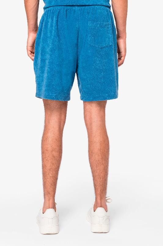 Short écoresponsable en éponge pour homme - Réf : NS727 - Coton biologique et polyester recyclé_1