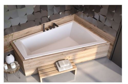 BAIGNOIRE D'ANGLE DROIT ULTIMA DUO 170 OU 180 CM ULTRA-SLIM_1