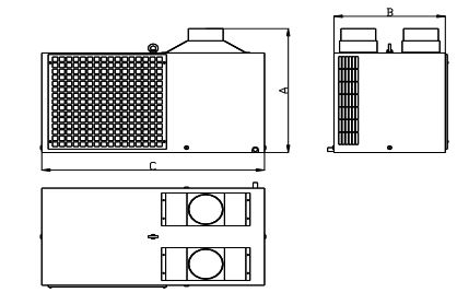 Refroidisseur d'air série KR - pour armoires électriques en circuit fermé - plusieurs références disponibles_1