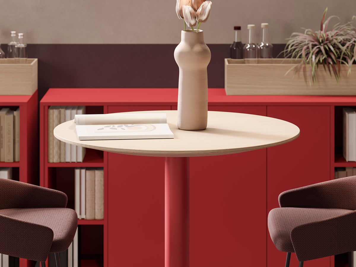 Table haute ronde CHROMA - mange-debout premium - diamètre 60 ou 80 cm - hauteur 105 cm_1