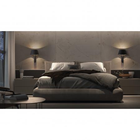 Applique murale torche LED SMD 2x3W - 3000K noir, intérieur IP20 en acier et méthacrylate_1