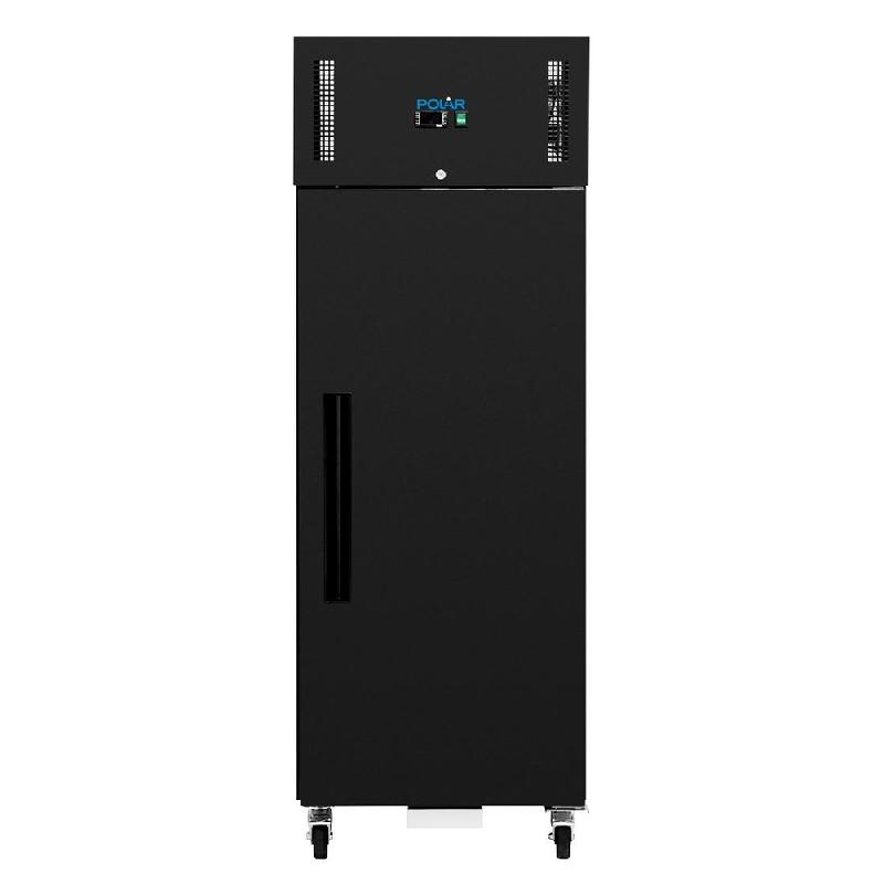 Armoire réfrigérée positive noire - 1 porte - série G - 537 L - Polar - PG020_1