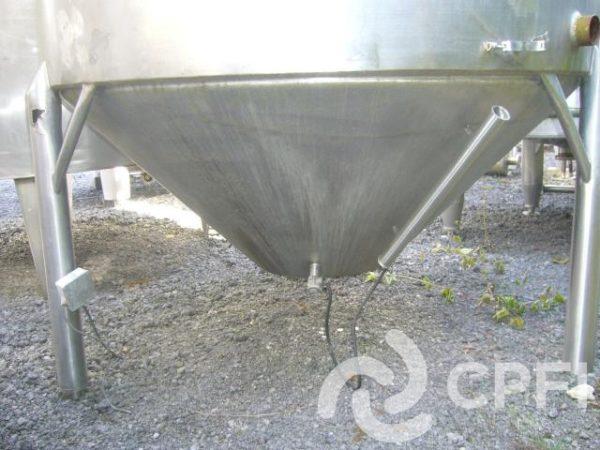 Cuve Pierre Guerin 4000 L - Double paroi - Non agitée/Non isolée - 1971 - Réf. CUV007_1