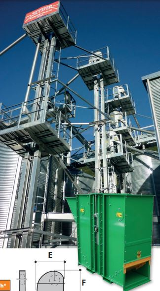 Elévateur à godet  pour le transport vertical de céréales, de produits granulaires et farines - TAZZE_1