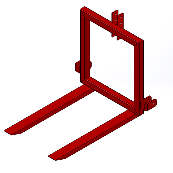 Fourche pallet au élévateur avec fourches fixes tecnoagri srl_1
