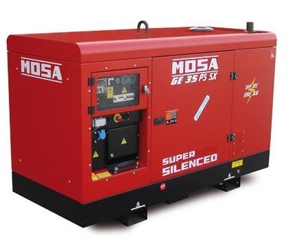 Groupe électrogène diesel PERKINS GE 35 PS SX - MOSA - Triphasé 30 kVA super insonorisé avec réservoir 100L_1