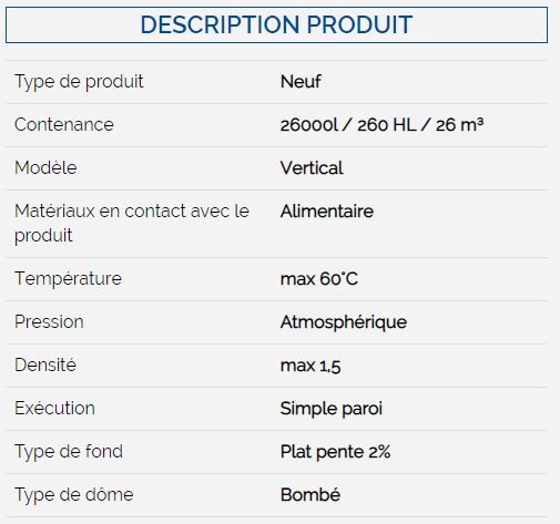 Laf002625p2 - Cuve engrais liquides Sodipia - capacité 26000L - fond plat pente 2% - inox 316L_1