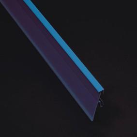 Porte étiquette adaptable HERMES METAL P50 - 40 x 1004 - Blanc pur RAL 9010_1