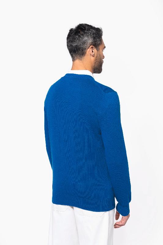 Pullover premium col V - Kariban - Réf: K982 - 330 g/m² - 87% coton, 11% polyamide, 2% élasthanne_1