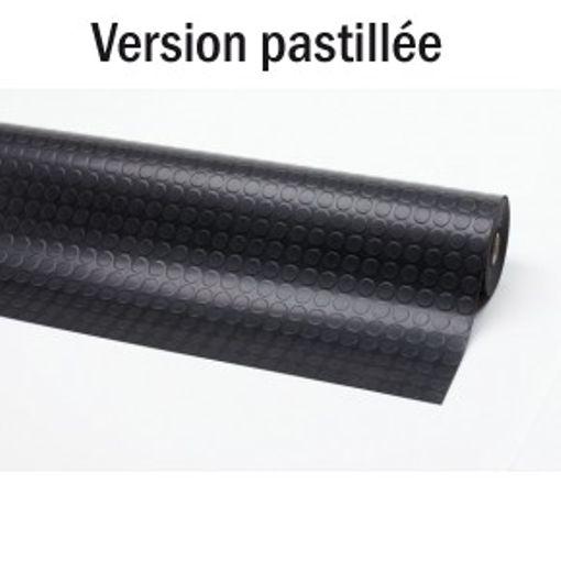 Revêtement caoutchouc - tapis confort industriel - 2 versions : striée 3 mm et pastillée 4 mm_1