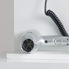 Sèche-cheveux mural Manhattan argent - Prise rasoir 220V - Moteur longue durée - Protection surchauffe_1