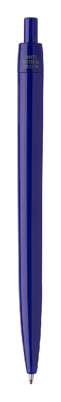 Stylo bille antibactérien en plastique - encre bleue - conforme ISO 22196_1