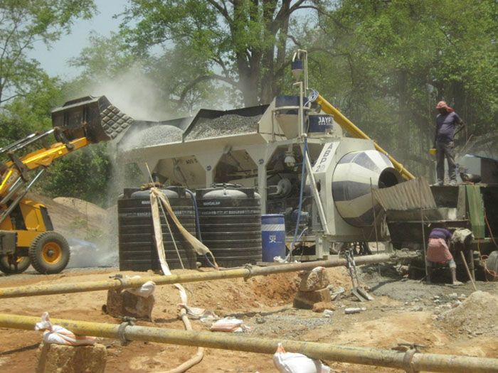 Centrale à béton avec mélangeur type réversible et casserole - 18 m3/h - ABP20R et ABP20P - Jaypee_1
