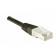 Cordon RJ45 catégorie 6 S/FTP noir - 0,15 m - blindé cuivre - norme ANSI/TIA 568 & ISO 11801 - garantie 20 ans_1