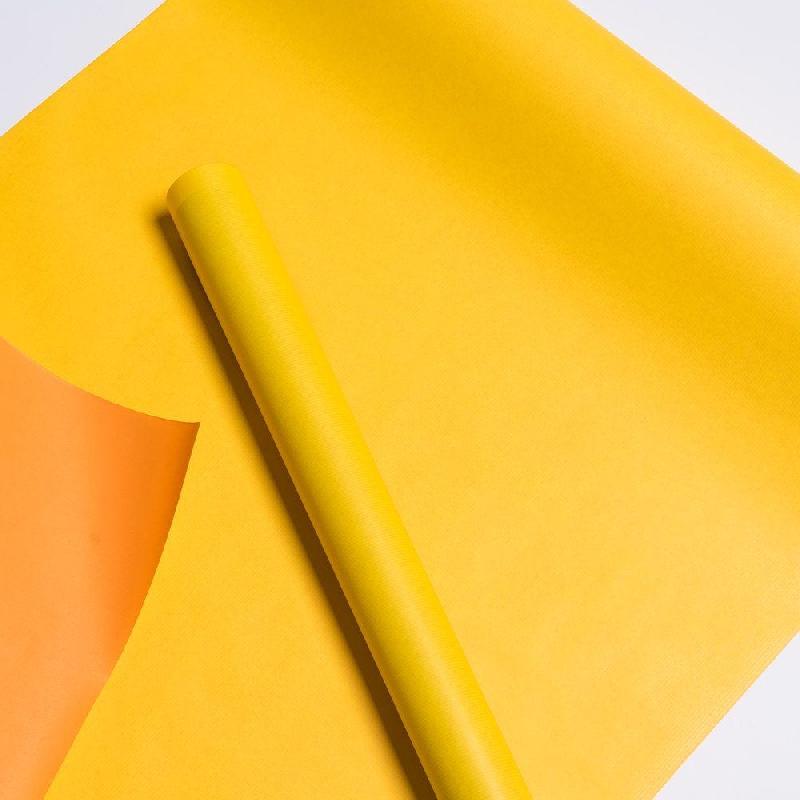 Papier kraft bicolore jaune/orange 0,70 x 50 m_1