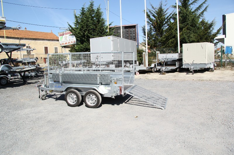 Remorque benne hydraulique pour espaces verts - Lider Robust 34352 PE - châssis galvanisé et équipements intensifs_1