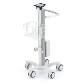 Chariot médical eCart DELTA 1 - Pré-configuration pour Dräger Delta - Ergonoflex - Aluminium anodisé - 25 kg_1