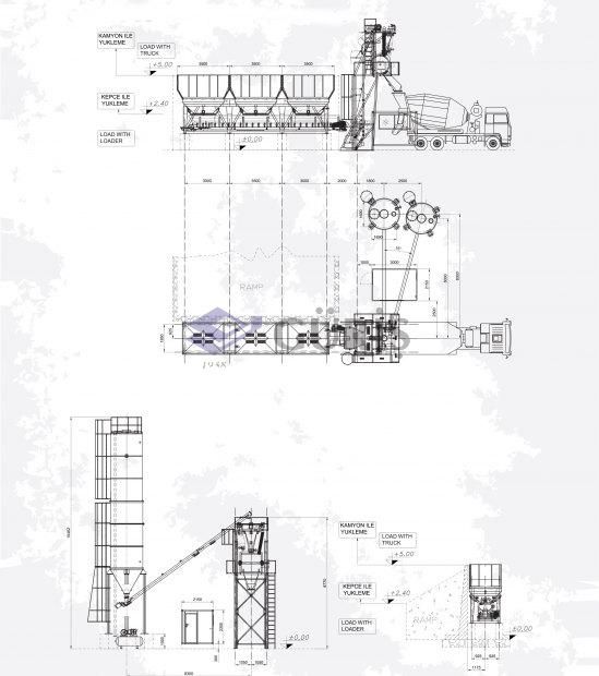 Gsp 35 centrale à béton fixe - Guris - capacité 35 m3/h - moteur 18.5 kW_1