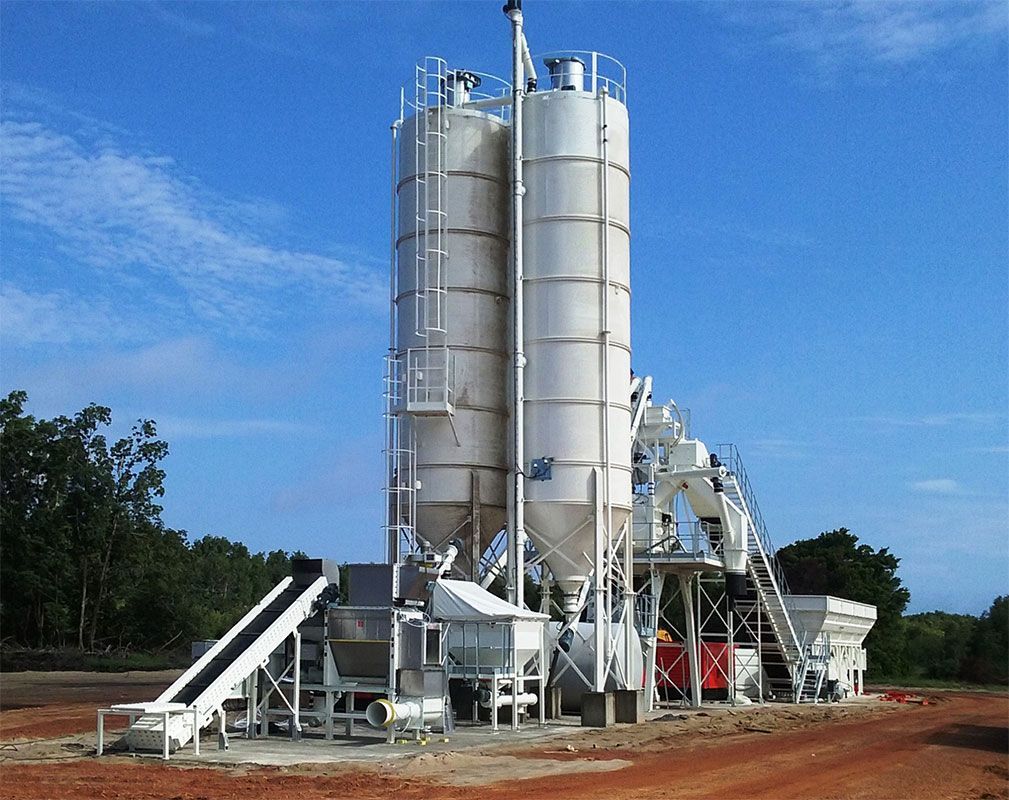 Modulmix 2000 centrale à béton - Frumecar - 80 m³/h - Malaxeur à double essieu horizontal_1