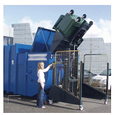 Renverse conteneur - Basculateur pour conteneurs standards en plastique jusqu'à 1100 litres et palettes EUR_1