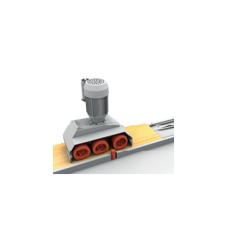 Steff2034 - Entraîneur automatique professionnel 3 rouleaux, monophasé, avec réglage rapide et galets Feeder Grip_1