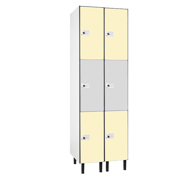 Vestiaire stratifié élégant et résistant pour rangement collectif_1